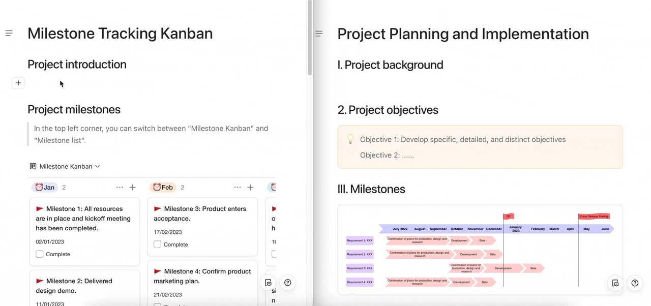 Đồng bộ khối thông tin giữa các tài liệu với nhau